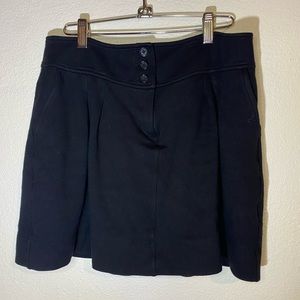 Vintage Banana Republic Black Mini Skirt Riding Size 8